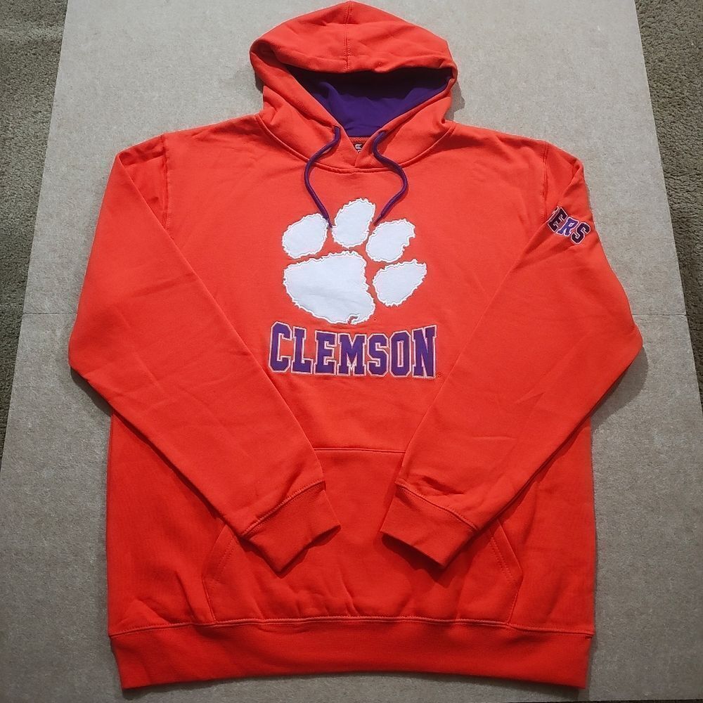 Colosseum Clemson Tigers Pullover  Hoodie -K